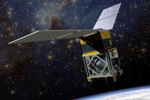 Carried to orbit on a Ball Aerospace smallsat, the GPIM project will test an innovative, efficient alternative to toxic conventional chemical propellants. Credits: Ball Aerospace